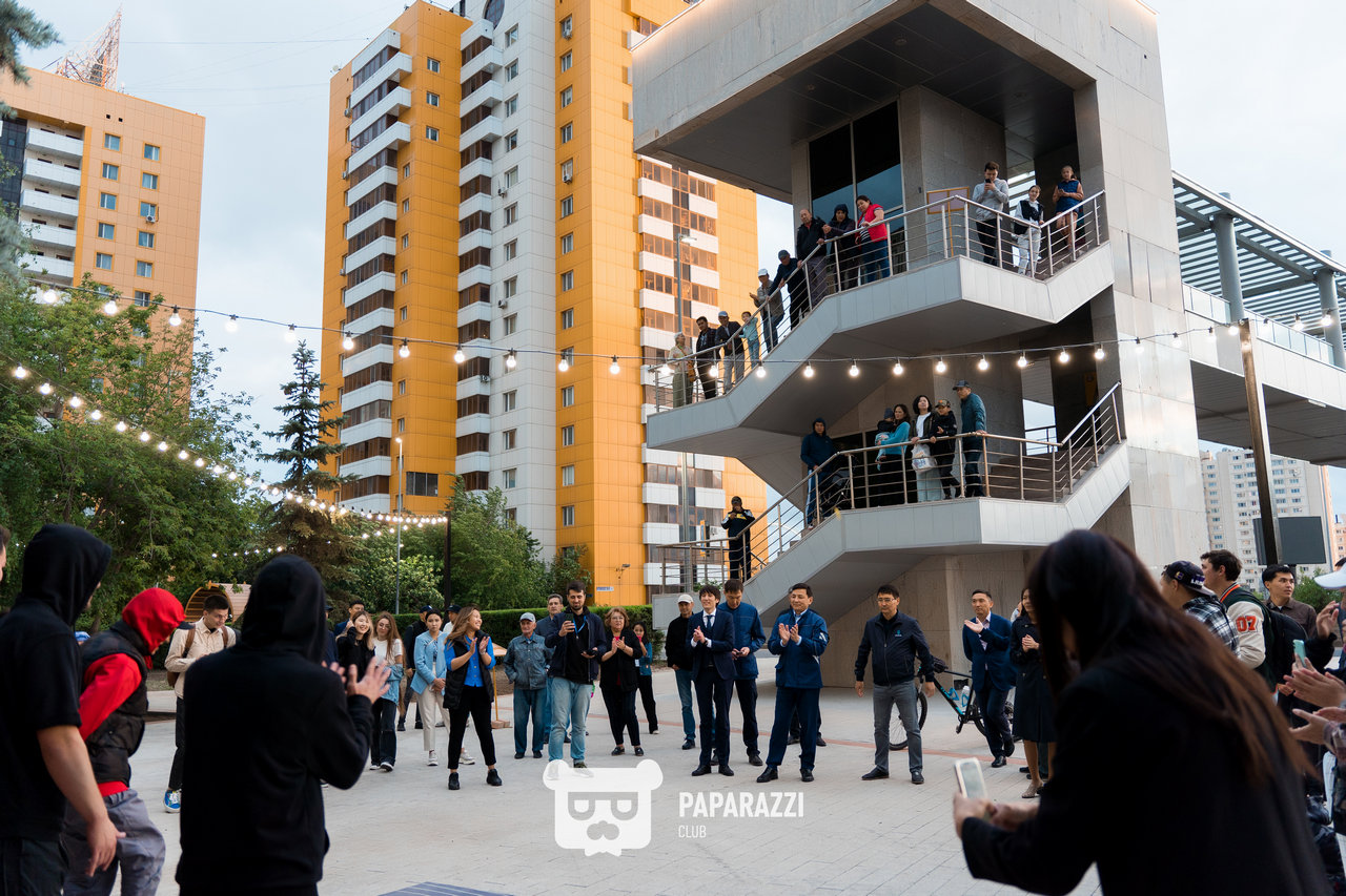 Открытие общественного пространства по ул. А. Бараева