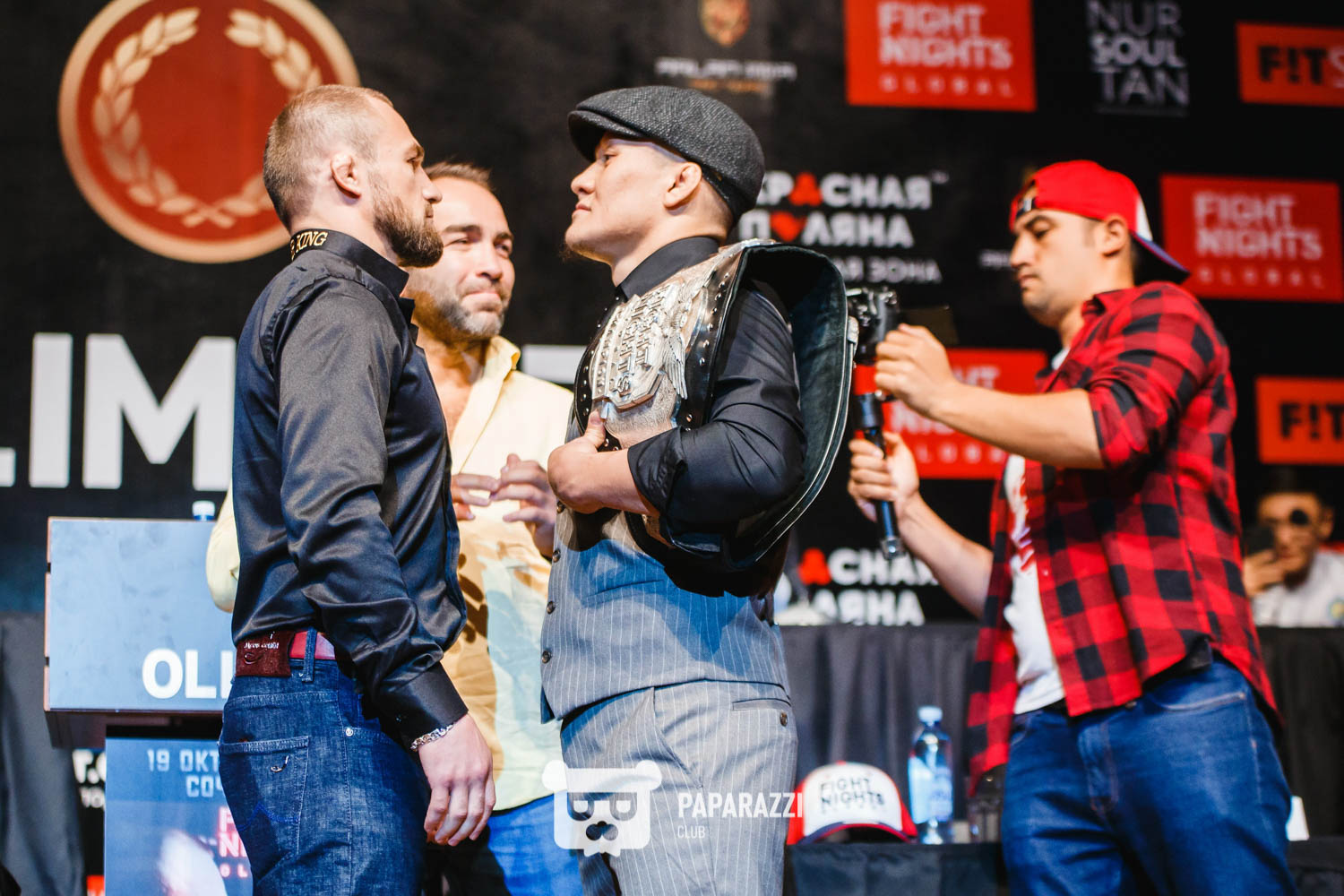 FACE TO FACE участников турнира Figth Nights Global 95 Али Багаутдинова и Жалгаса Жумагулова Астана 17.09.2019 FACE TO FACE участников турнира Figth Nights Global 95 Али Багаутдинова и Жалгаса Жумагулова