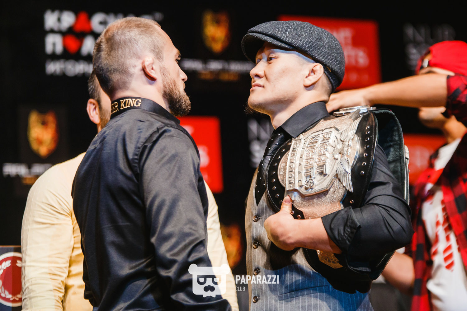 FACE TO FACE участников турнира Figth Nights Global 95 Али Багаутдинова и Жалгаса Жумагулова Астана 17.09.2019 FACE TO FACE участников турнира Figth Nights Global 95 Али Багаутдинова и Жалгаса Жумагулова